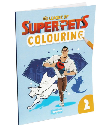 COLORING BOOK 32 PAGES SUPER PETS 4 TYPES Europrice
