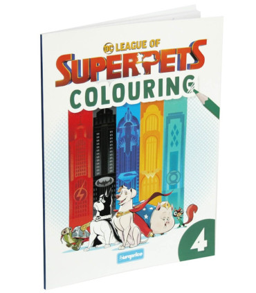 COLORING BOOK 32 PAGES SUPER PETS 4 TYPES Europrice