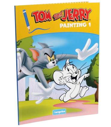 COLORING BOOK 32 PAGES TOM & JERRY 4 TYPES Europrice