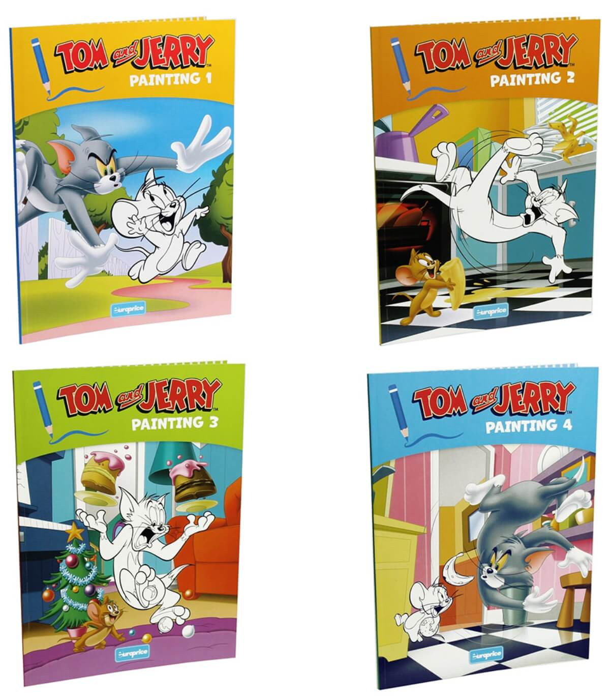 ΒΙΒΛΙΟ ΖΩΓΡΑΦΙΚΗΣ 32 ΣΕΛ. TOM & JERRY 4 ΤΥΠΟΙ Europrice