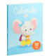 COLORING BOOK 112 PAGES COLORFUL ANIMALS 4 TYPES Europrice