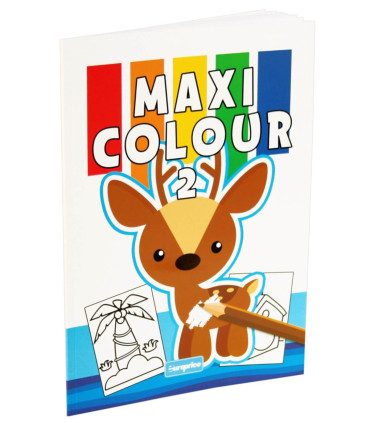 COLORING BOOK 32 PAGES MAXI COLOUR 4 TYPES Europrice
