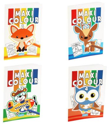 ΒΙΒΛΙΟ ΖΩΓΡΑΦΙΚΗΣ 32 ΣΕΛ. MAXI COLOUR 4 ΤΥΠΩΝ Europrice
