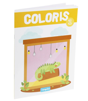 COLORING BOOK 16 PAGES COLORIS 5 TYPES Europrice