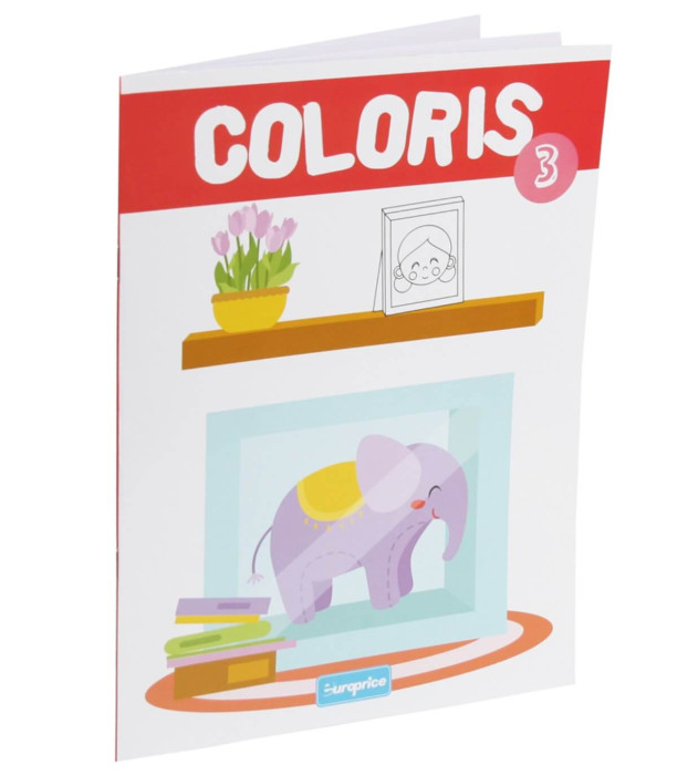 COLORING BOOK 16 PAGES COLORIS 5 TYPES Europrice