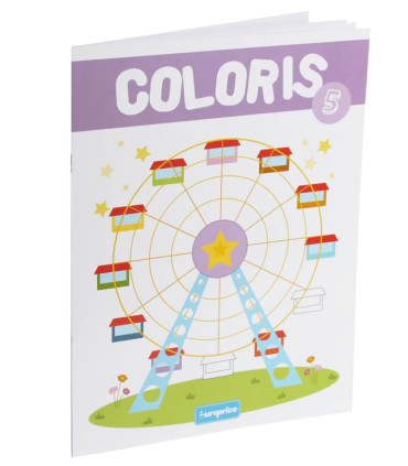 COLORING BOOK 16 PAGES COLORIS 5 TYPES Europrice