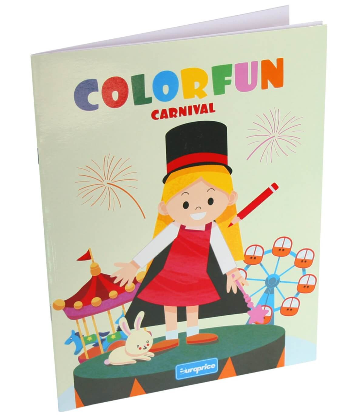 COLORING BOOK 16 PAGES COLORFUN 5 TYPES Europrice