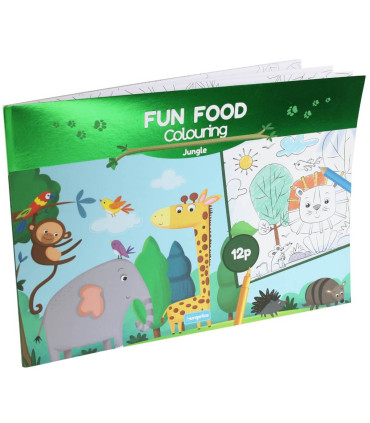 BIG COLORING BOOK ALBUM 24 PAGES JUNGLE/FANTASY Europrice