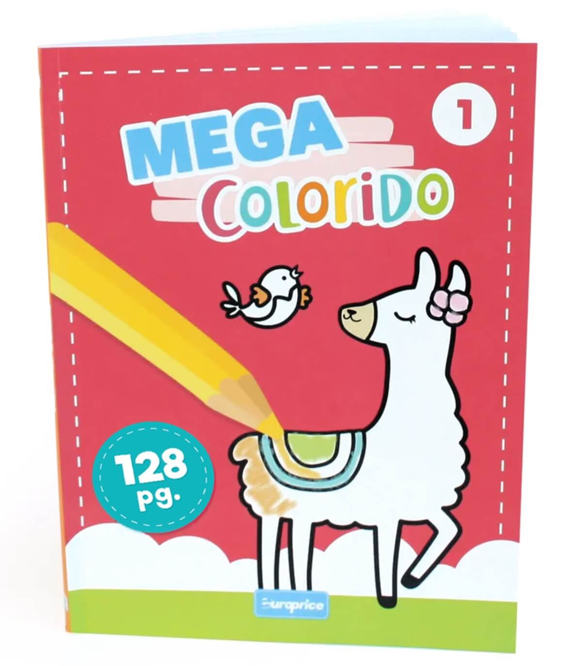 ΒΙΒΛΙΟ ΧΡΩΜΑΤΙΣΜΟΥ 128 ΣΕΛ. MEGA COLORIDO 4 ΤΥΠΩΝ Europrice