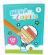 COLORING BOOK 128 PAGES MEGA COLORFUL 4 TYPES Europrice