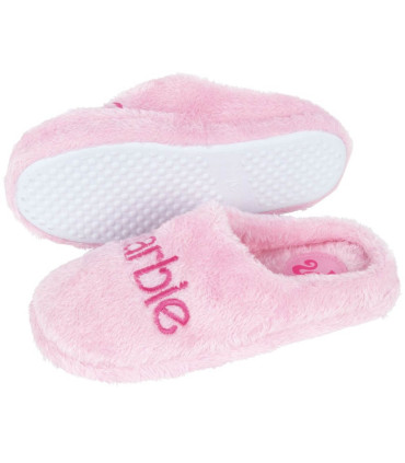 PLUSH HOUSE SLIPPERS WITH BARBIE EMBROIDERY 36-41 SERIES Arditex