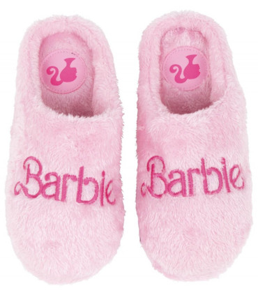 PLUSH HOUSE SLIPPERS WITH BARBIE EMBROIDERY 36-41 SERIES Arditex