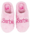 PLUSH HOUSE SLIPPERS WITH BARBIE EMBROIDERY 36-41