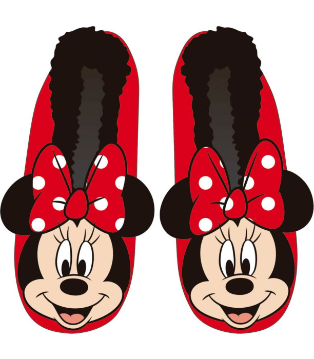 CHILDREN'S 3D PLUSH SLIPPERS MINNIE RED 26-36 SERIES Arditex