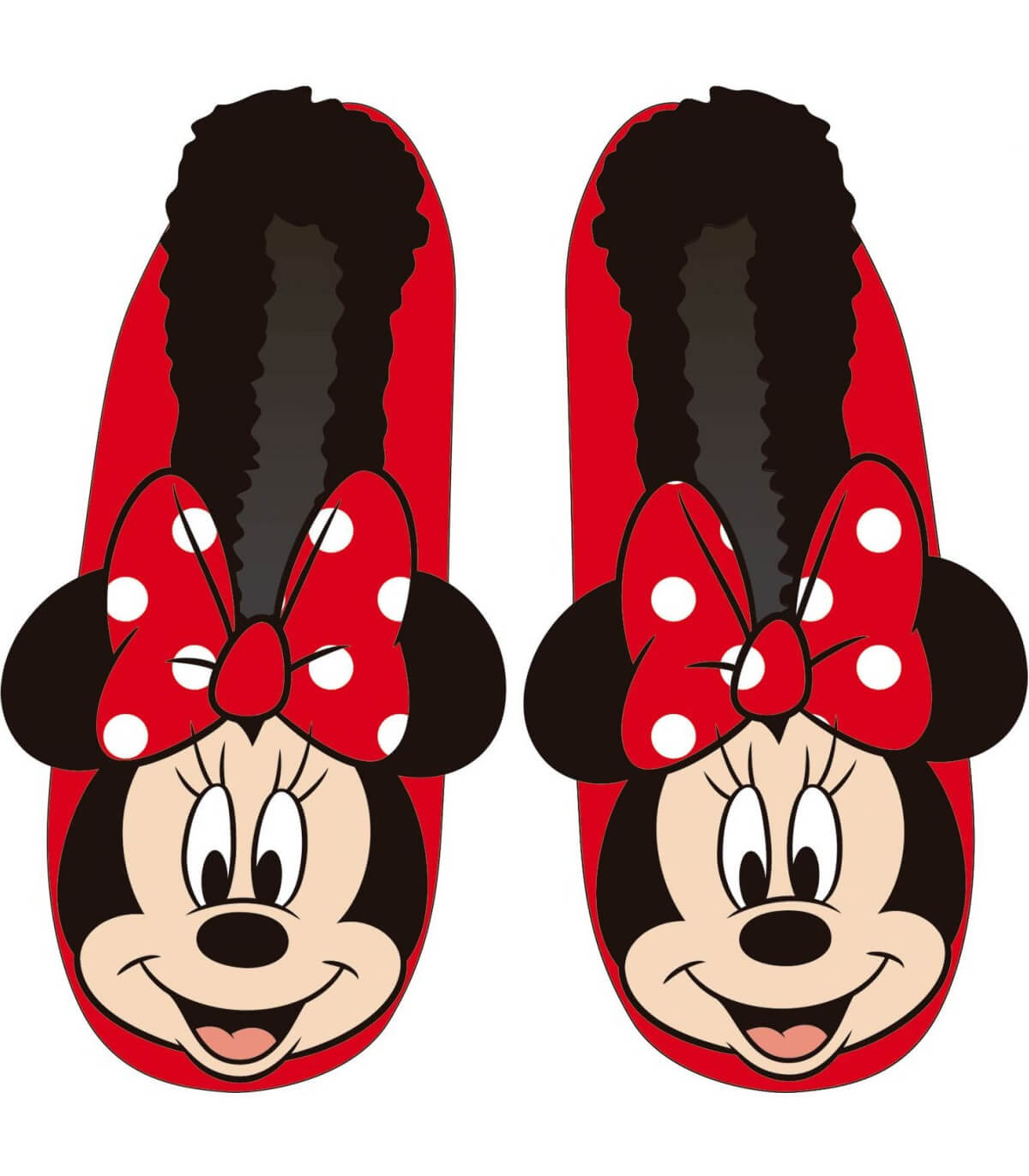 ΠΑΙΔΙΚΕΣ 3D ΠΛΕΚΤΕΣ ΠΑΝΤΟΦΛΕΣ MINNIE ΚΟΚΚΙΝΕΣ 26-36 ΣΕΙΡΑ Arditex