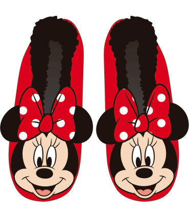 ΠΑΙΔΙΚΕΣ 3D ΠΛΕΚΤΕΣ ΠΑΝΤΟΦΛΕΣ MINNIE ΚΟΚΚΙΝΕΣ 26-36 ΣΕΙΡΑ Arditex
