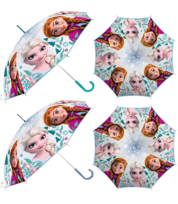 CHILDREN'S UMBRELLA MECHANICAL EVA TRANSPARENT FROZEN Arditex