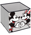 MINNIE TOY BOX BLACK 31X31X31