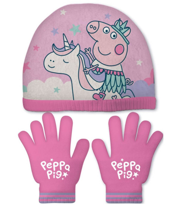 ΠΑΙΔΙΚΟ ΚΑΠΕΛΟ 48/51 + ΓΑΝΤΙΑ PEPPA PIG Arditex