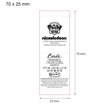 CHILDREN'S HOUSE SLIPPERS 3D HARD SOLE PAW PATROL 22-29 SERIES Cerda