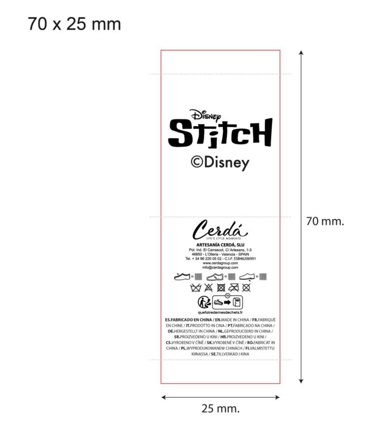 ΠΑΙΔΙΚΕΣ ΟΙΚΙΑΚΕΣ ΠΑΠΟΥΤΣΕΣ ΜΕ ΚΕΝΤΗΜΑ STITCH 30-37 ΣΕΙΡΑ Cerda