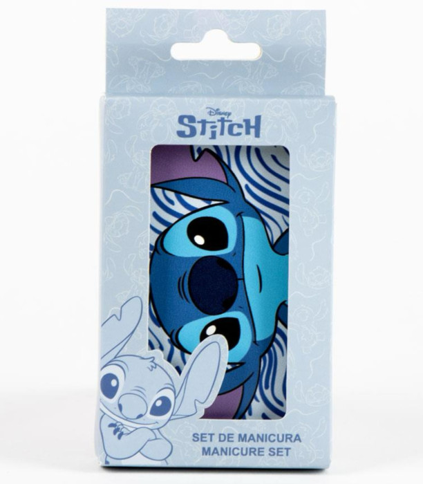 CHILDREN'S PENCIL CASE WITH NAIL SET 5 PIECES STITCH Cerda