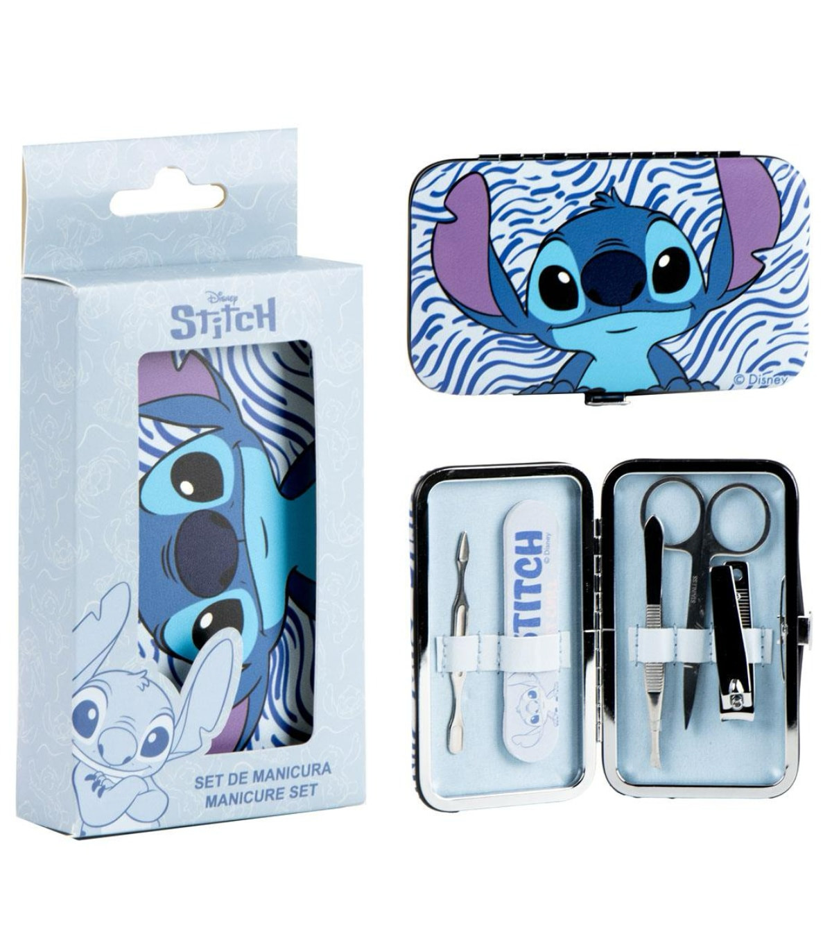 ΠΑΙΔΙΚΗ ΘΗΚΗ ΜΕ ΣΕΤ ΝΥΧΙΩΝ 5 ΤΜΧ STITCH Cerda