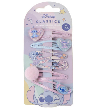 ΦΙΜΠΙ ΓΙΑ ΜΑΛΛΙΑ ΚΑΡΔΙΕΣ/ΚΟΡΔΕΛΕΣ 6 ΤΕΜ. ΣΕ ΧΑΡΤΟΝΙ STITCH Cerda