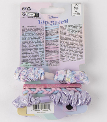 ΦΙΒΙ ΚΑΙ ΛΑΣΤΙΧΑ ΓΙΑ ΜΑΛΛΙΑ 8 ΤΜΧ ΣΕ ΧΑΡΤΟΝΙ STITCH Cerda