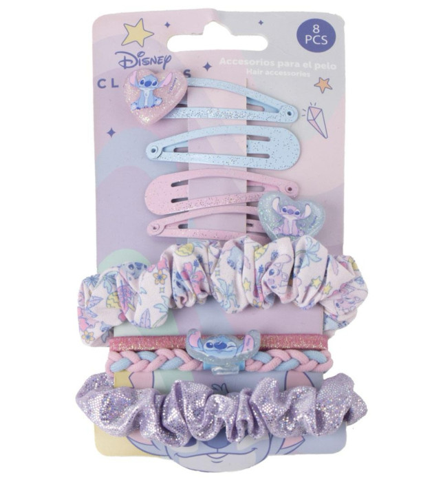 ΦΙΒΙ ΚΑΙ ΛΑΣΤΙΧΑ ΓΙΑ ΜΑΛΛΙΑ 8 ΤΜΧ ΣΕ ΧΑΡΤΟΝΙ STITCH Cerda