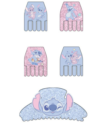 HAIR CLIPS 5 PCS. ON STITCH CARD Cerda