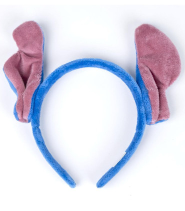 HEADBAND WITH EARS, BRACELET AND STITCH NECKLACE BLUE Cerda