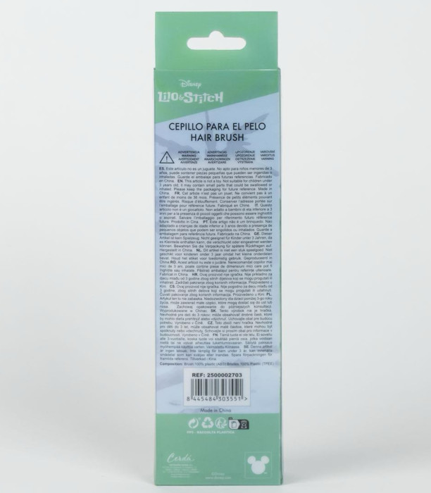 HAIR BRUSH IN BOX STITCH Cerda