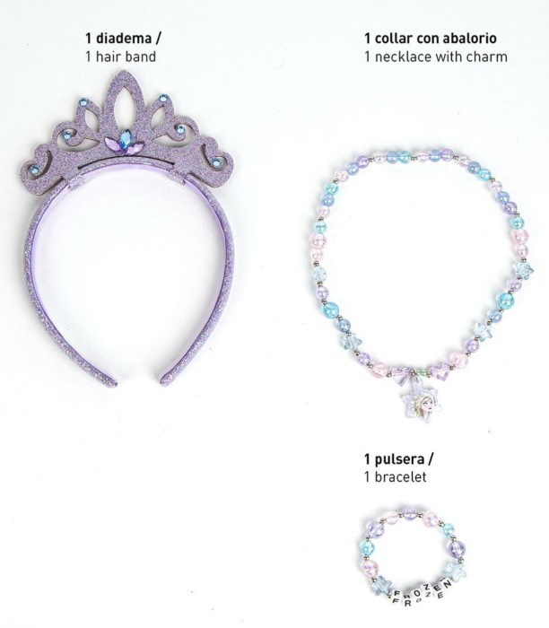 ΚΟΡΩΝΑ, ΓΡΑΒΑΤΑ ΚΑΙ ΚΟΛΙΕ FROZEN ΣΕ ΧΑΡΤΙ Cerda