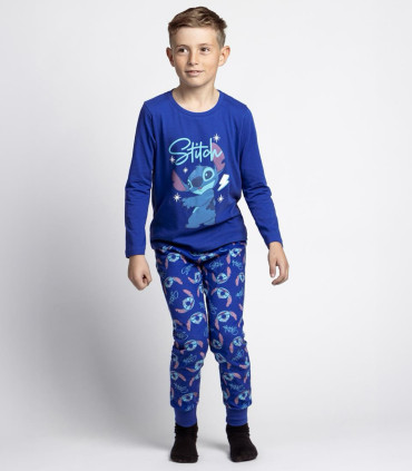 WINTER CHILDREN'S PAJAMA 6-14 YEARS. STITCH BOY Cerda