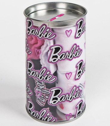 CHILDREN'S SOCKS 4 PAIRS IN A JAR 27-38 BARBIE Cerda