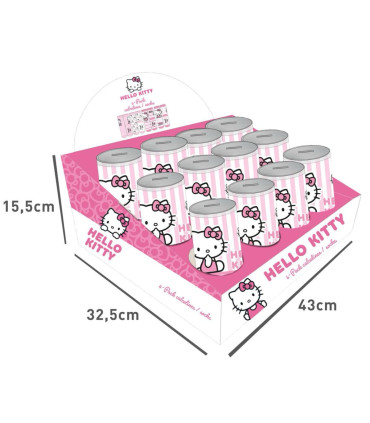 CHILDREN'S SOCKS 4 PAIRS IN A JAR 27-38 HELLO KITTY Cerda