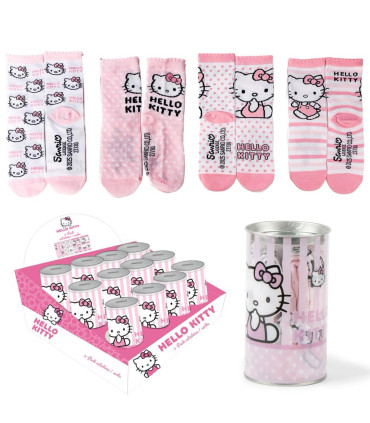 CHILDREN'S SOCKS 4 PAIRS IN A JAR 27-38 HELLO KITTY Cerda