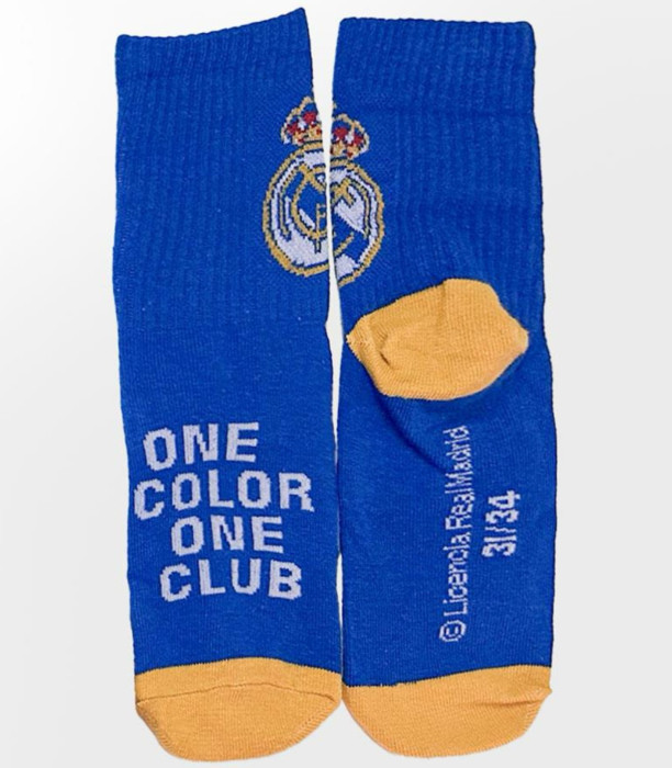 CHILDREN'S SOCKS 4 PAIRS IN A JAR 27-38 REAL MADRID Cerda